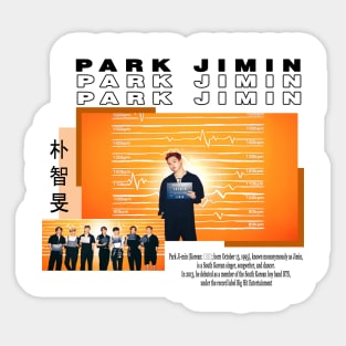 Kpop Designs Jimin BTS Sticker